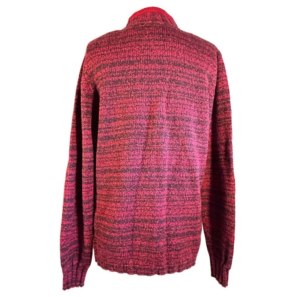 Woolrich 3/4 Zip Women Red Sweater Size Large - Picture 3 of 5